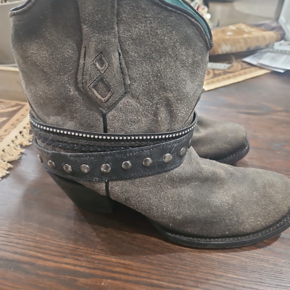 Corral Gray Ankle Boots for Women - Picture 4 of 4